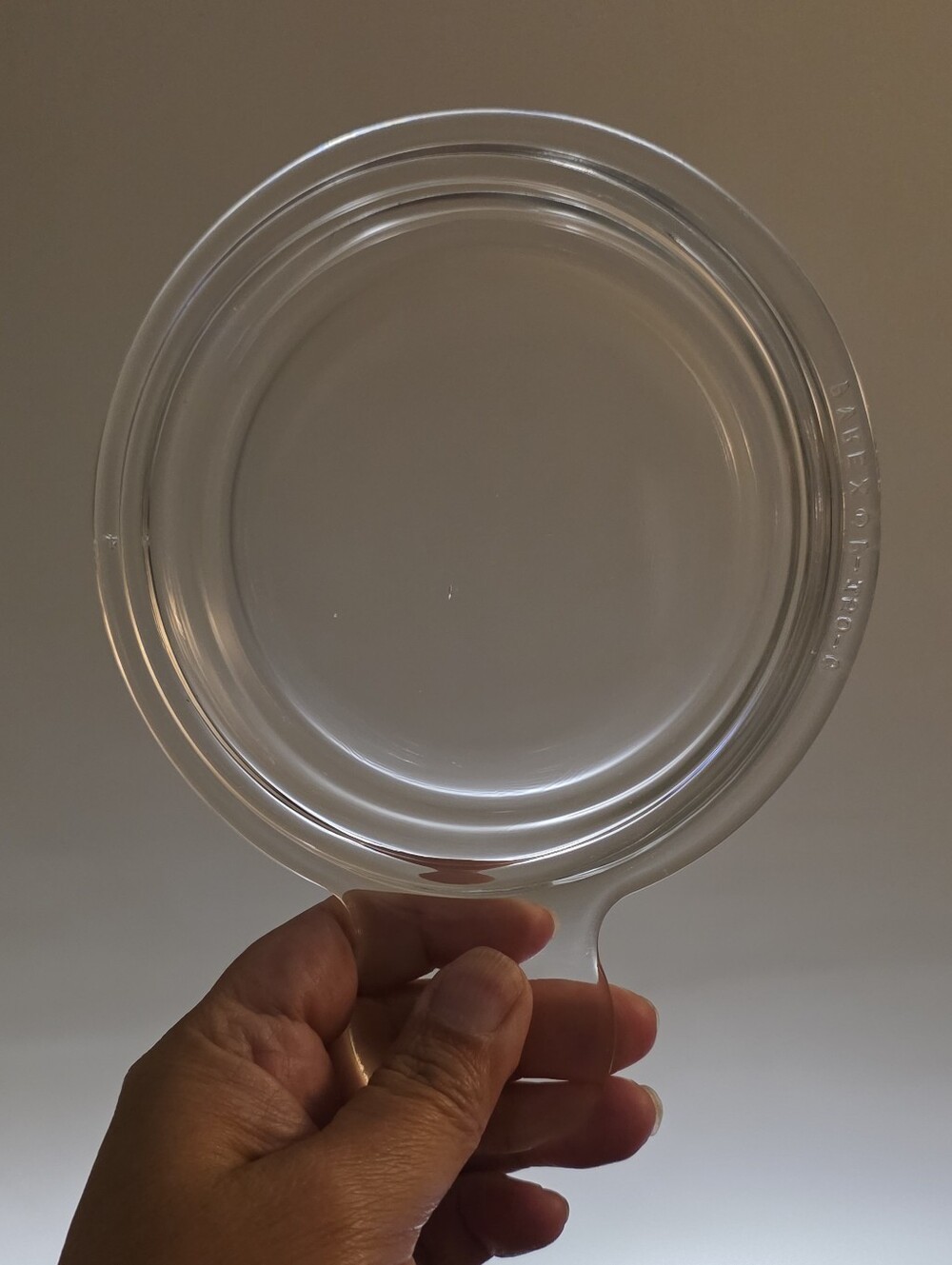 Vintage Pyrex P-150-C Clear Glass Replacement Lid for Corning Ware Grab-It Bowl